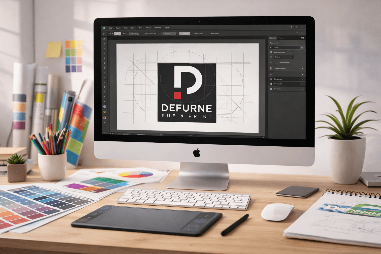 Poste de travail graphisme